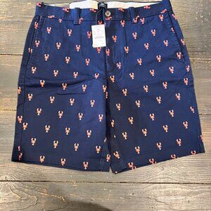 J Crew Lobster Shorts Size 31 NWT